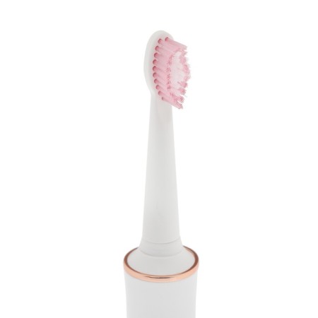 Electric toothbrush Luazon LP-002, vibration, 31000 DV/min, 4 nozzles, batteries, white-6