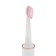 Electric toothbrush Luazon LP-002, vibration, 31000 DV/min, 4 nozzles, batteries, white