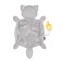 Toy - Comforter "Raccoon" with a holder for nipples, crumbs