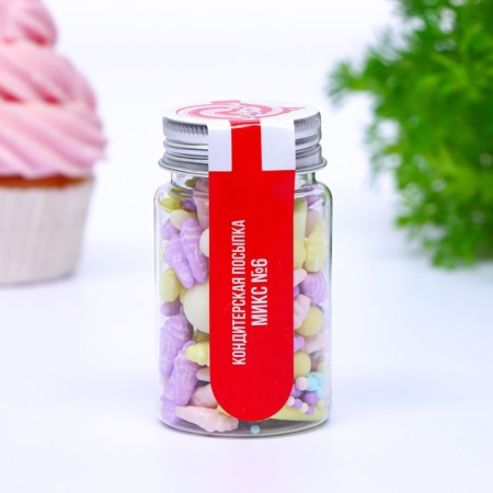 Confectionery Sprinking "Mix No. 6", 50 g-1