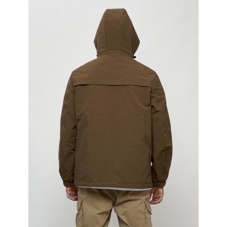 Male spring jacket, size 52, brown color-9
