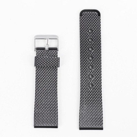 Solomon watch strap, 22 mm, rubber, L-19.5 cm, gray-1
