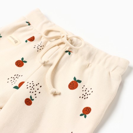 Pants Kroshka I'm oranges r. 80-86, milk-4