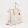Bag Female Tout with zipper, white color