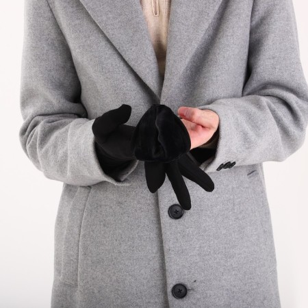 Gloves are male, dimensionless, without insulation, black color-3