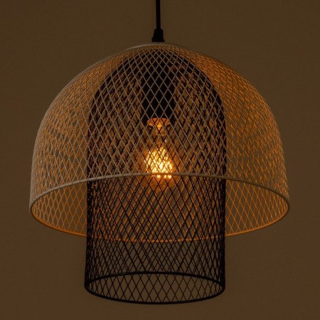 Lamp Bayerlux "TURITA" E27 40W white-black 30x30x40-140cm-3