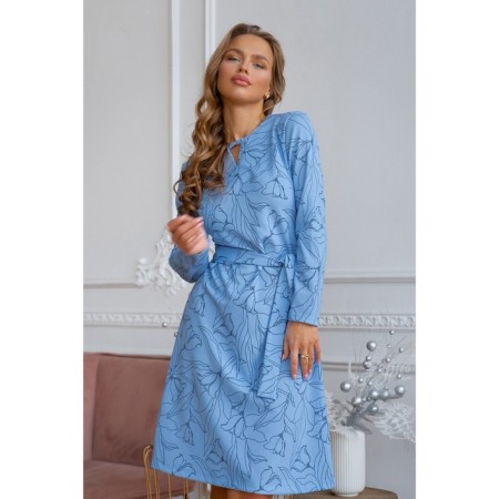 Women's dress, size 48, blue color 5557-3