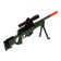 AWM sniper rifle, shoots soft bullets