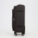 Small 24 suitcase "on lightning, code castle, with extension, brown color