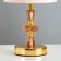 Board Lamp "Virsavia" E14 40W gold 22.5x22.5x28 cm Risalux