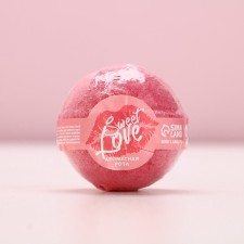 Бомбочка для ванны ЧИСТОЕ СЧАСТЬЕ Sweet love, 130 г, аромат розы