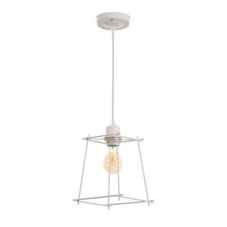 Bayerlux lamp "Angelo" 1x40W E27 white 18x18x70cm