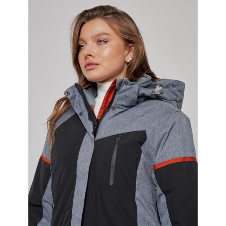 Ski jacket women's, size 54, black color-11