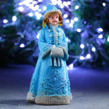 Figure "Snow Maiden" Blue caftan, 9x10x23cm
