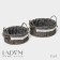 A set of handmade interior baskets LadOM, 2 pcs, size: 21 × 21 × 13 cm, 25 × 25 × 14 cm