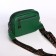 Women's bag with lightning, green color
