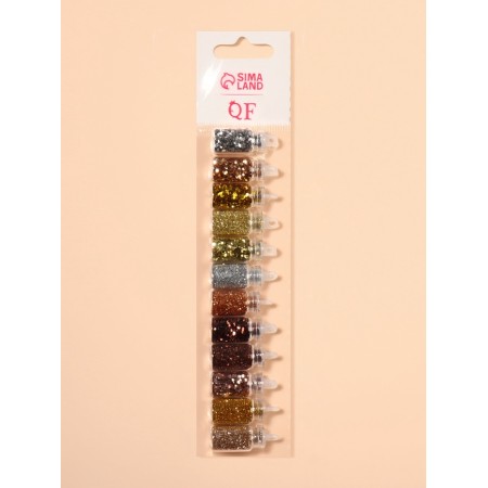 Sequins for the decor "champagne", large/small, 12 bottles-4