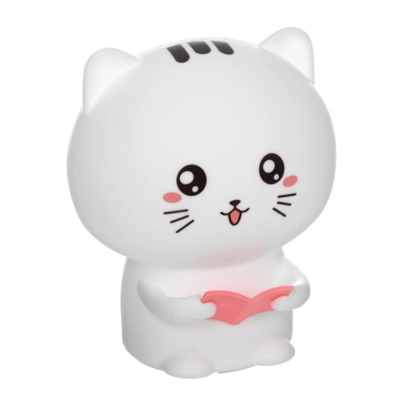 Night-mock "kitten" LED from USB and battery 12x10x16.3 cm Risalux-12