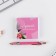 Set of "beloved teacher", notebook 125 sheets and plastic pen, blue paste 0.7 mm
