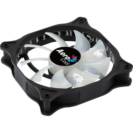 Вентилятор Aerocool Cosmo 12, 120x120 мм, 4-pin Molex, 24dB, 160 гр, LED, Ret-6