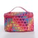 Bosmetic bag with a zipper, pink color