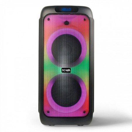 Portable acoustics BQ PBS3003 Black 80 W, BL, microphone, 5500 mAh, backlight, FM, AUX-2