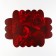 Cookie box, confectionery packaging with PVC lid, "roses", 20 x 30 x 8 cm