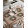 A set of napkins for setting the New Year's Bells table, rectangular, rounded edges, size 30x46 cm, 4 pcs