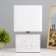 Board lamp "Norm" E14 40W white 17.5x10.5x28.5 cm Risalux