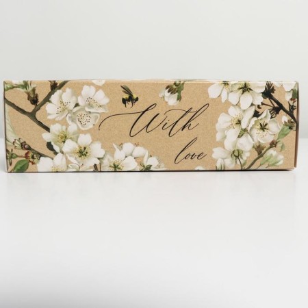Box for Makarun, confectionery packaging "With Love", 18 x 10.5 x 5.5 cm-2