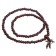 Decoration in the car interior, "node of happiness", 108 beads, wood, dark cherry