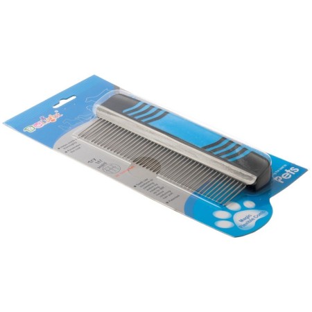 Delight comb, 44 floating teeth 32 mm, black and blue-5