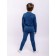 Thermal underwear for a boy, height 122 cm, blue color
