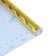 The film self -adhesive "rays", holography, gold, 0.45 x 3 m, 3 μm