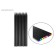 Pencil Blackographic hardness of the HB, the body is black, sharpened, with an Acrylic Straza, mix