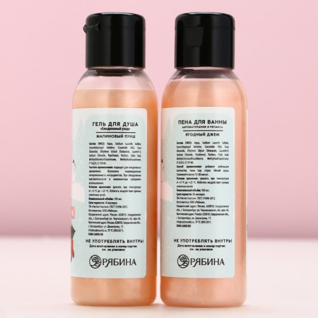 Gift set of cosmetics "Winter Winter!", Show Gel 100 ml and a 100 ml bath, pure happiness-5