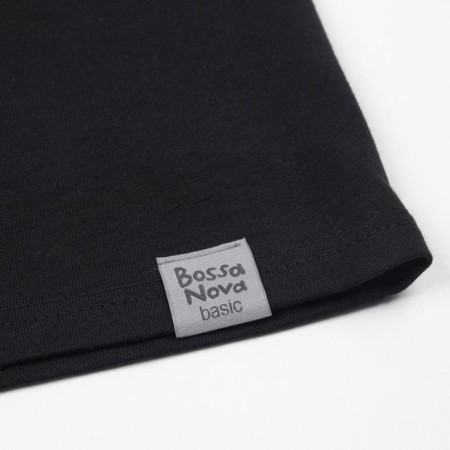 T -shirt for a boy "Basic", height 140 cm, black color-4