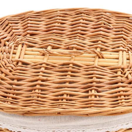 Wicker basket, 41 x 29/47cm-4