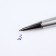 Handle Blood Blue Paste Metal case with a shaker "The most beautiful" 1.0 mm
