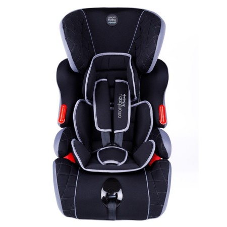 AMAROBABY BIG TRIP car seat, group 1/2/3 (9-36 kg), black/gray color