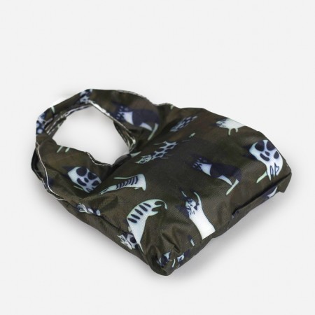 Household bag on the button, green color-2