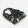 Household bag on the button, green color
