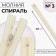 Lightning "Spiral", No. 3, non-proceeding, castle machine, 40 cm, light-beige color