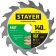 Disk STAYER 3680-140-20-16_z01, on wood, fast cut, 16t, 140 x 20/16 mm