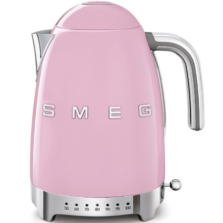 Electric kettle SMEG KLF04Pkeu, metal, 1.7 l, 2400 watts, adjustment t, pink