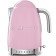 Electric kettle SMEG KLF04Pkeu, metal, 1.7 l, 2400 watts, adjustment t, pink