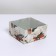 Box for confectionery products with PVC Lid "Flowers", 11.5 x 11.5 x 6 cm