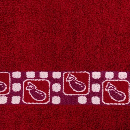 Taulus set of tanks, color red wine/almonds, size 30x50, 400g/m, cotton 100%-3