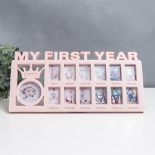 Photo frame plastic in 13 photos 3.5x5.5, d = 6.5 cm 