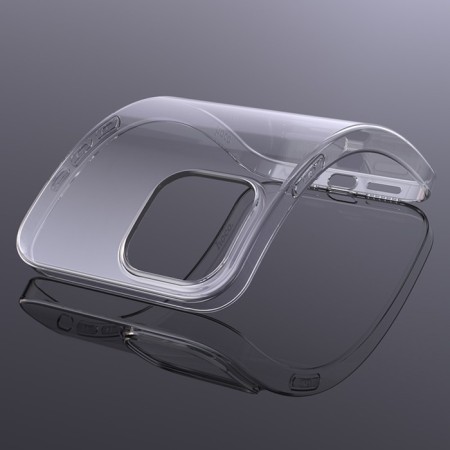Hoco Case for iPhone 15 Pro, silicone, thickness 1.1 mm, transparent-3